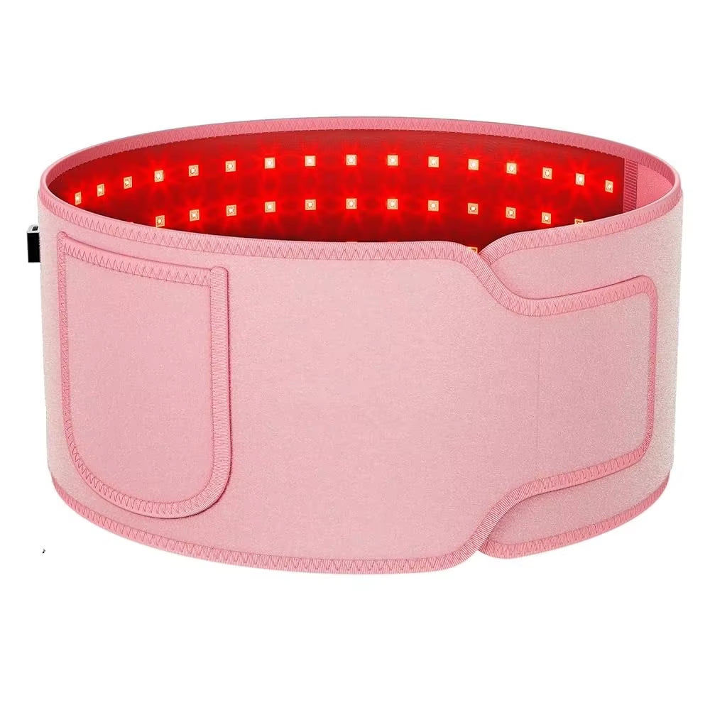 Red Light Health Care Belt 100 LED Infrared Lamp Red Light Therapy Massage Machine for Body Belt Back Waist Heating
